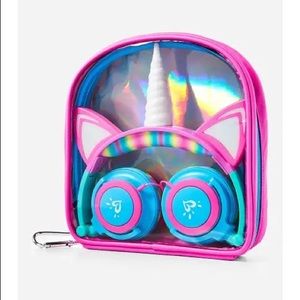 Justice unicorn headphones